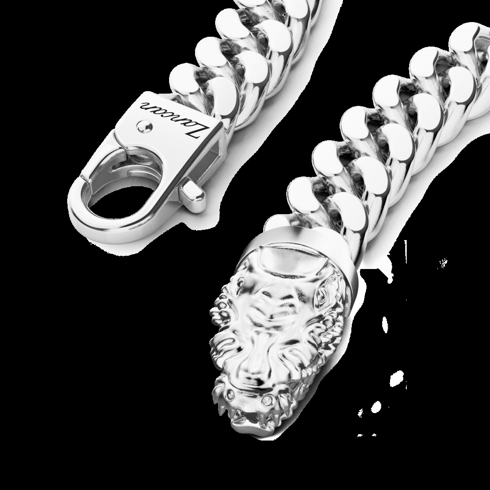 Zancan Bracciale a grumetta Zancan in argento con chiusura a testa di coccodrillo Sconto