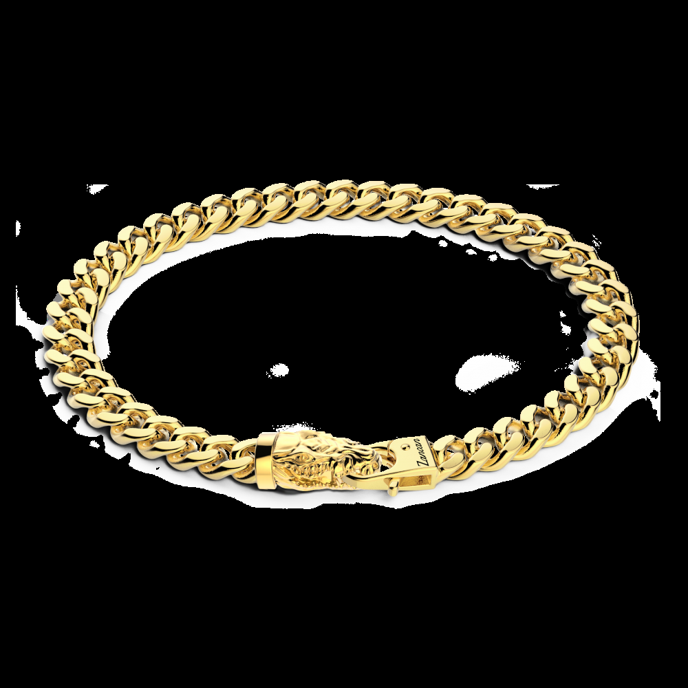 Zancan Bracciale a grumetta Zancan in argento con chiusura a testa di coccodrillo