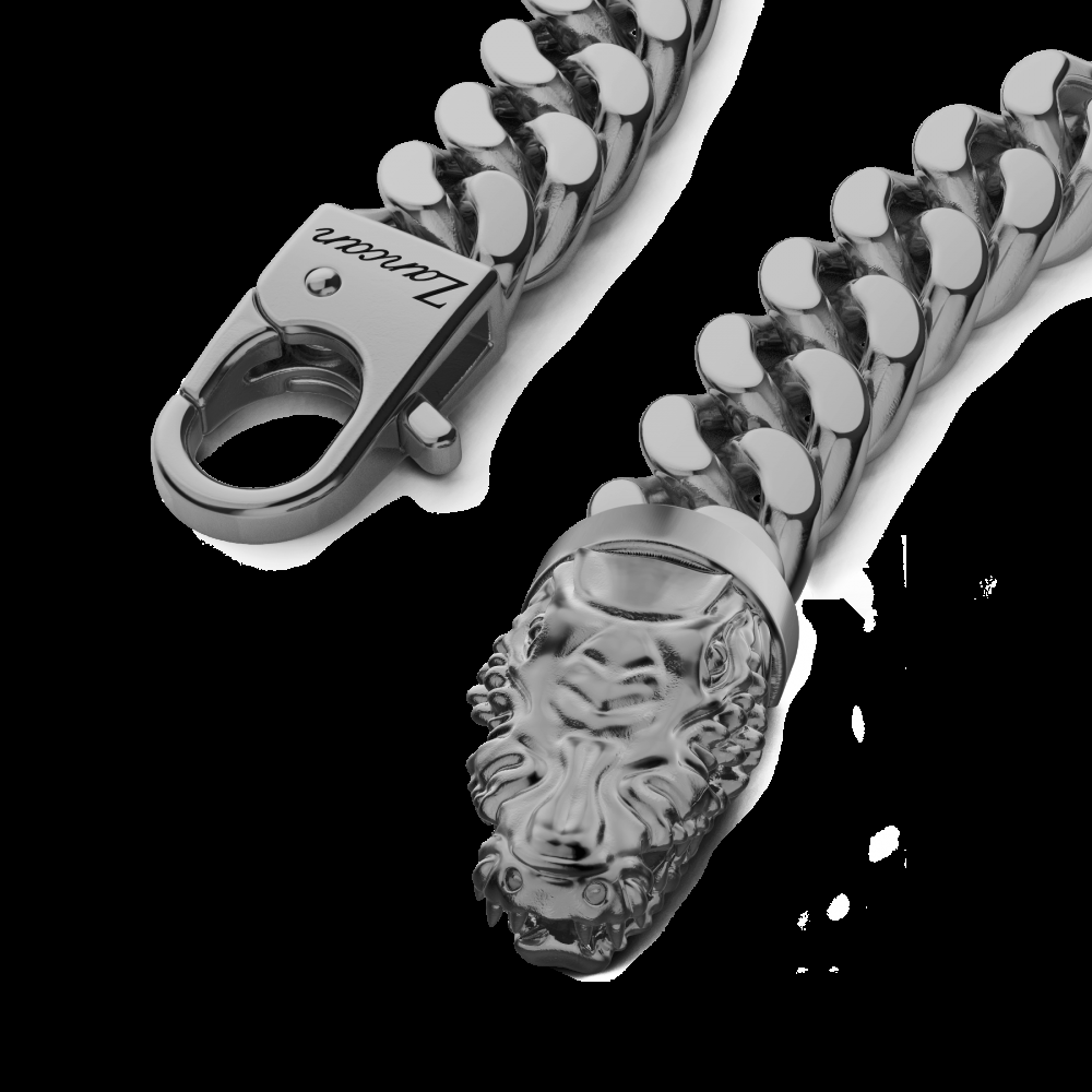 Zancan Bracciale a grumetta Zancan in argento con chiusura a testa di coccodrillo Economico