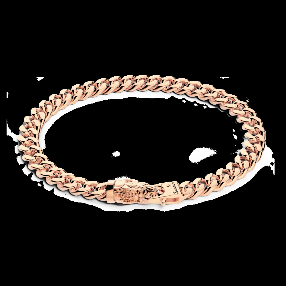 Zancan Bracciale a grumetta Zancan in argento con chiusura a testa di coccodrillo