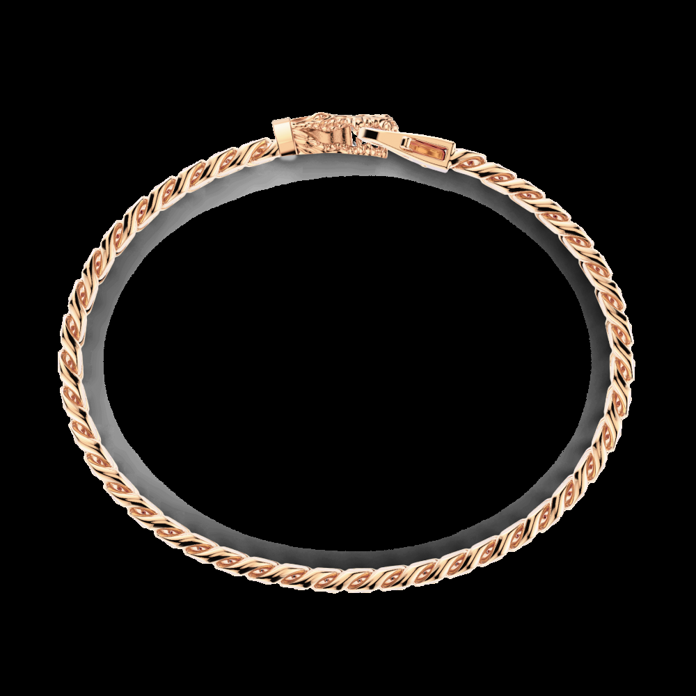 Zancan Bracciale a grumetta Zancan in argento con chiusura a testa di coccodrillo Online