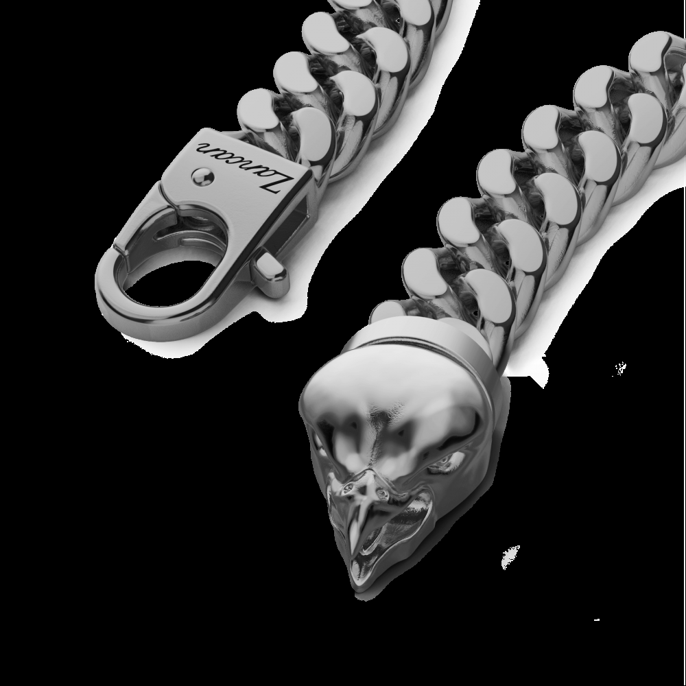 Zancan Bracciale a grumetta Zancan in argento con chiusura a testa d'aquila Saldi