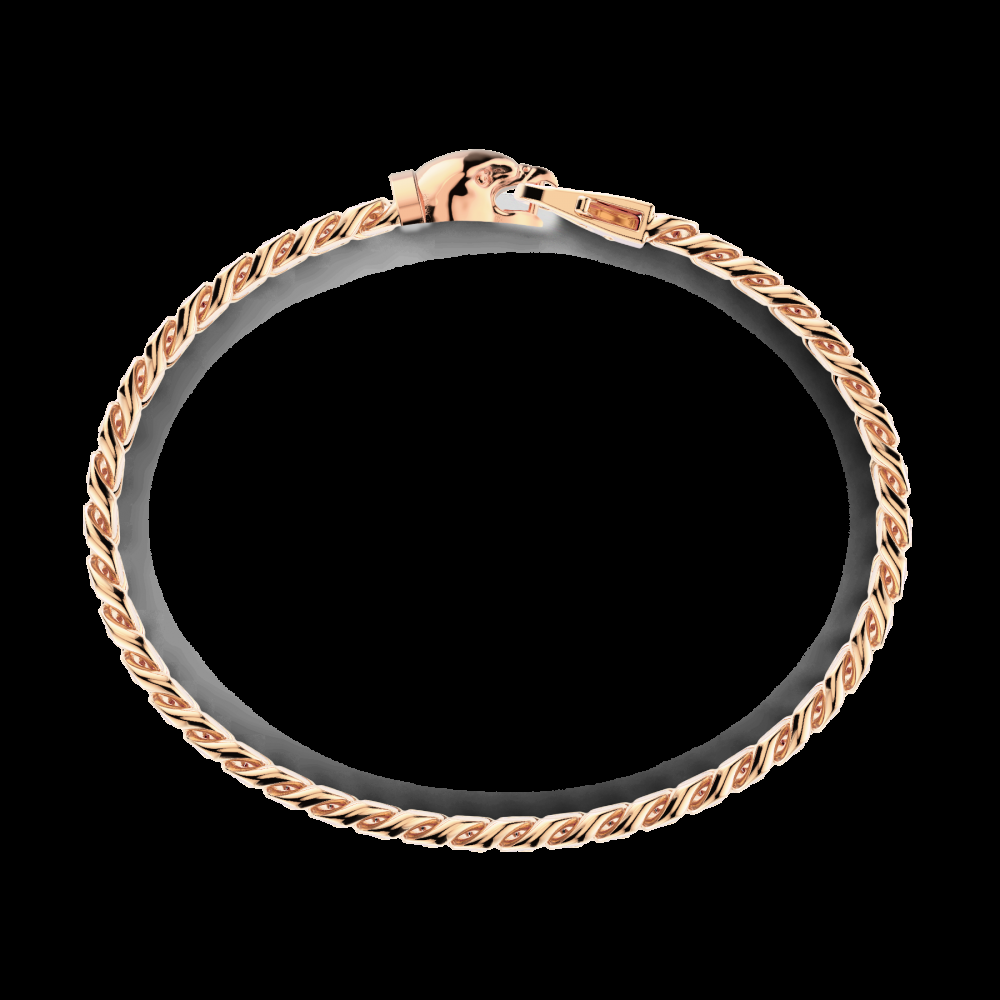 Zancan Bracciale a grumetta Zancan in argento con chiusura a testa d'aquila Offerte