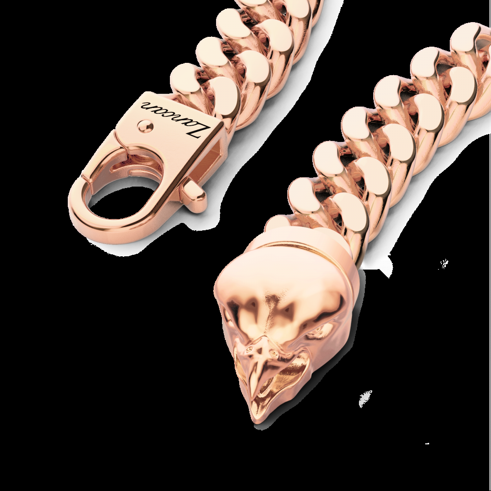 Zancan Bracciale a grumetta Zancan in argento con chiusura a testa d'aquila Offerte