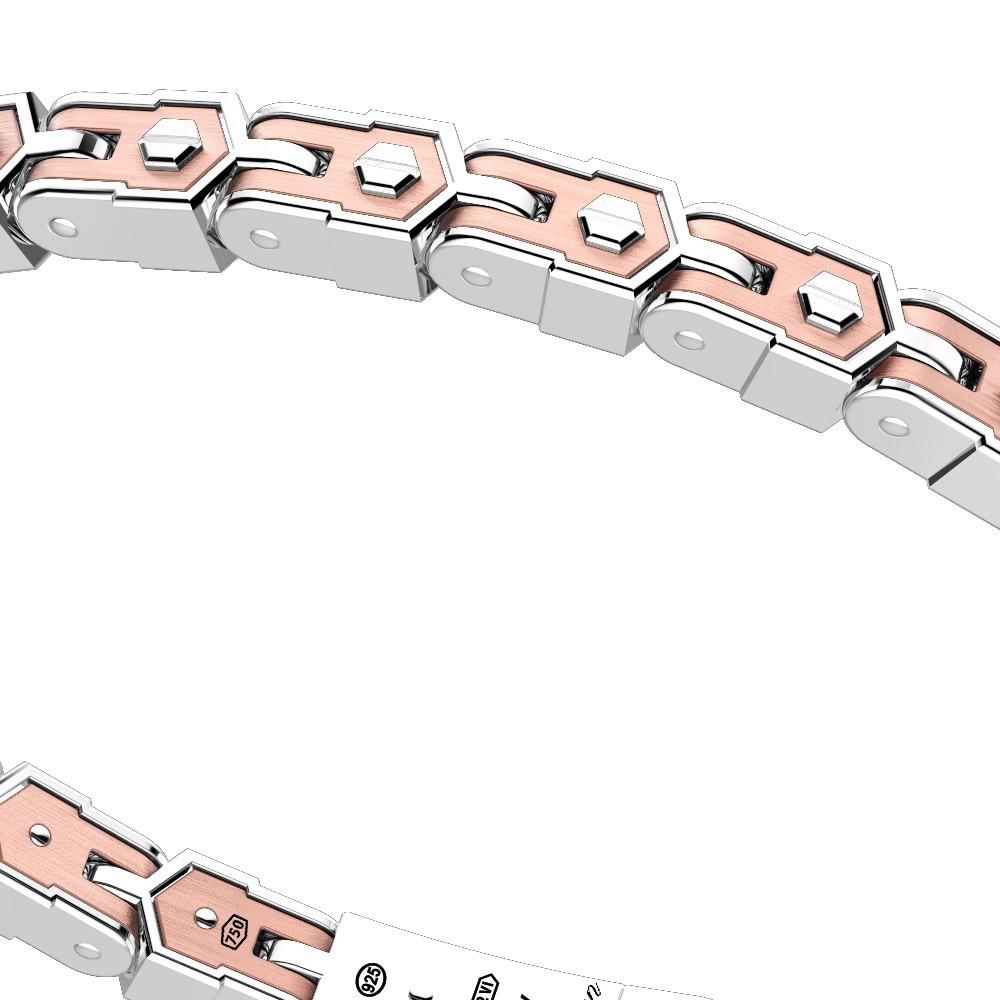 Zancan Bracciale solo maglia Zancan in oro rosa 18k ed argento Prezzo basso