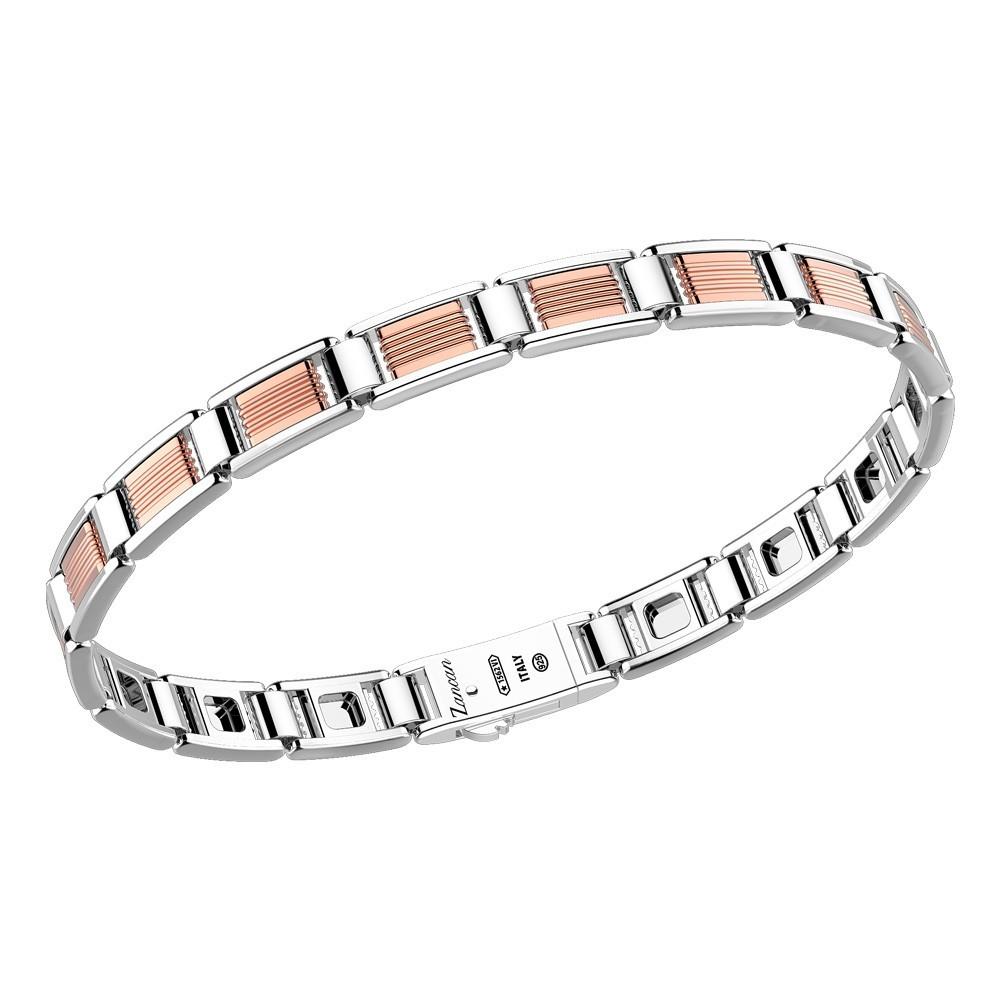 Zancan Bracciale solo maglia Zancan in oro rosa 18k ed argento Ultimi tre giorni