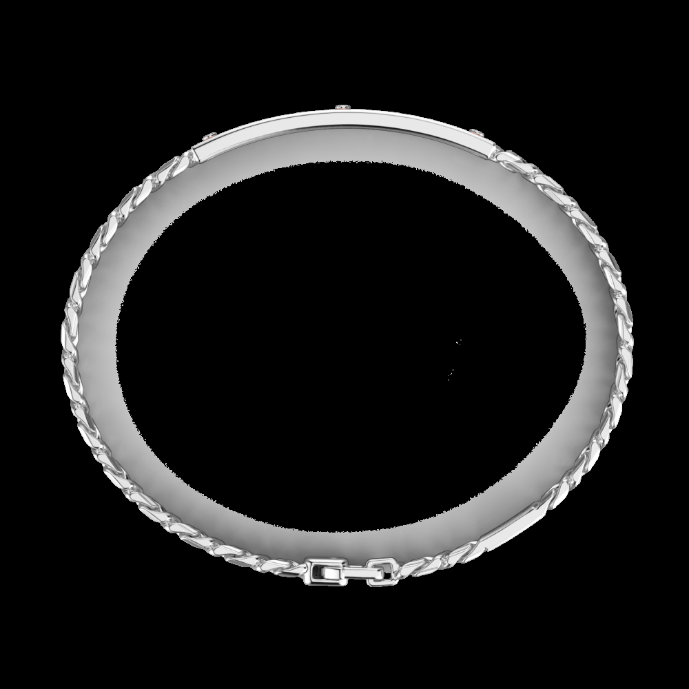 Zancan Bracciale a grumetta Zancan in argento con targa ed inserti in oro rosa Solo un giorno rimasto