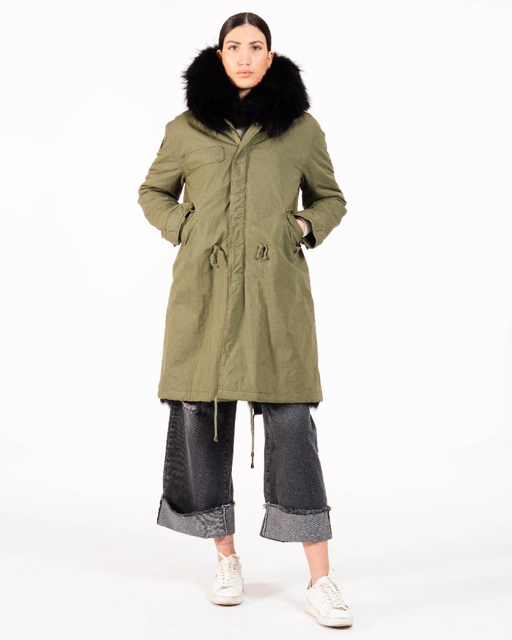 Alessandra chamonix CAMILLE MILITARY BLACK / PARKA Online