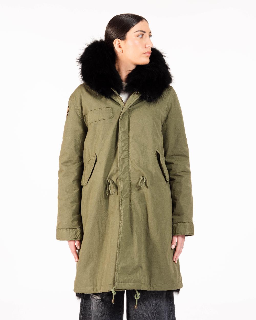 Alessandra chamonix CAMILLE MILITARY BLACK / PARKA Online