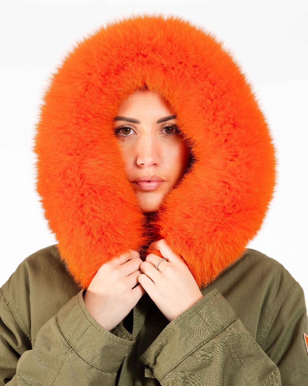 Alessandra chamonix AMANDINE MILITARY ORANGE / PARKA Offerte