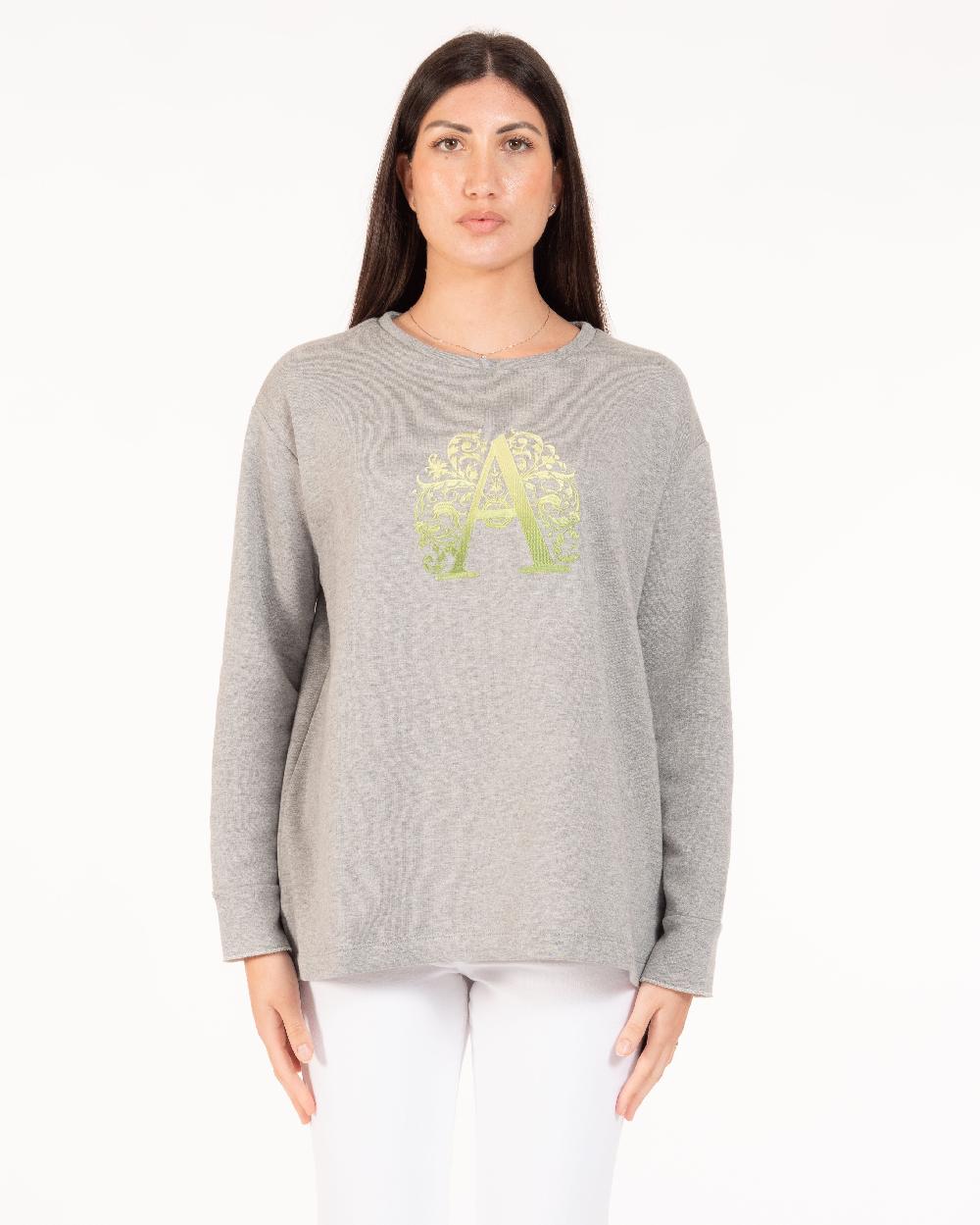 Alessandra chamonix FLORA GRIGIO - VERDE/ FELPA Qualità Garantita