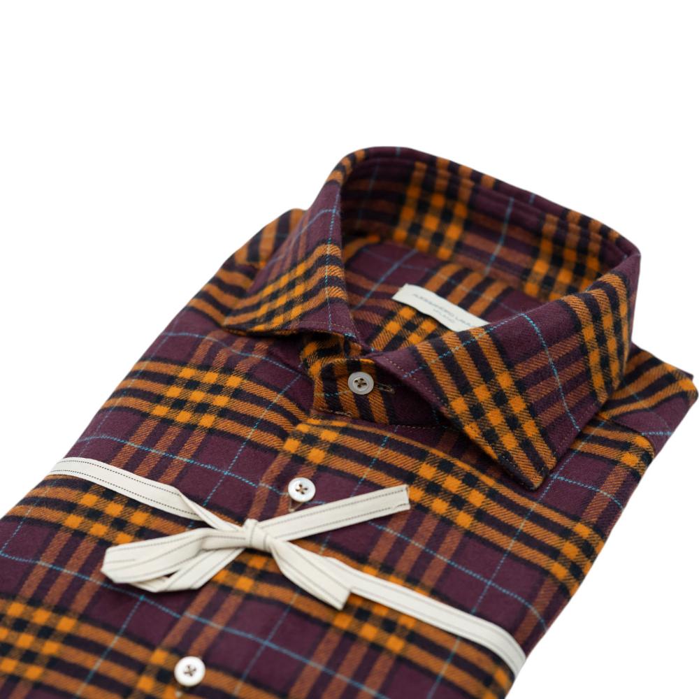 Alessandro Lamura Camicia in Flanella a Quadri Convenienza