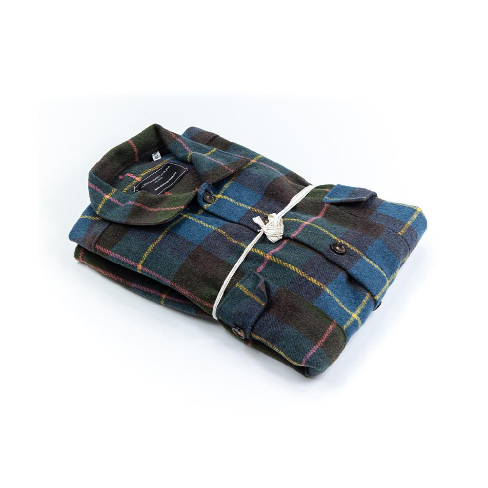 Alessandro Lamura Camicia Overshirt a Quadri – Collo Italiano Vendita Economica