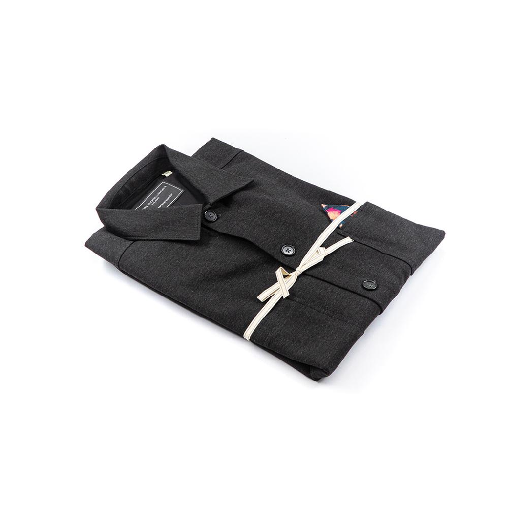 Alessandro Lamura Camicia Overshirt Strech – Collo Italiano Moda