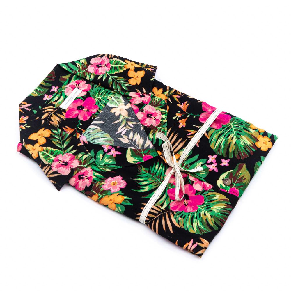 Alessandro Lamura Camicia Floreale Fantasia Collo Hawaii Presa