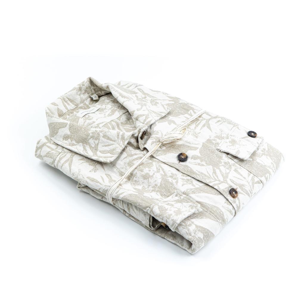 Alessandro Lamura Camicia Overshirt Jaquard – Collo Francese Vendita Calda