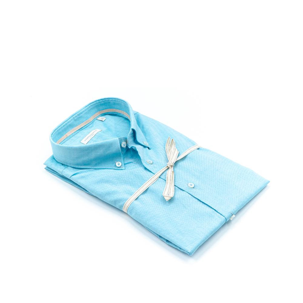 Alessandro Lamura Bag 20 – Camicia Collo Botton Down Celeste – 100%cotone Saldi Di Fabbrica