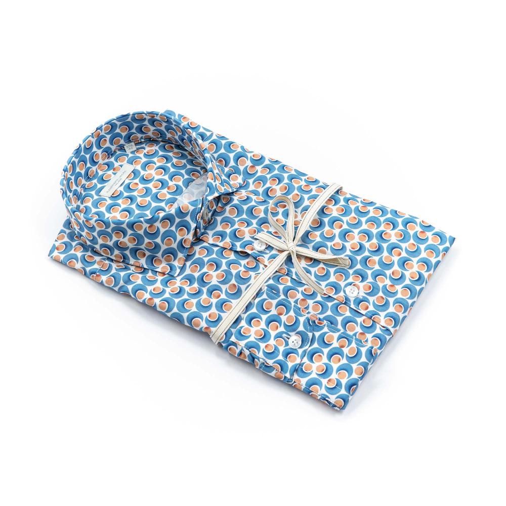 Alessandro Lamura Camicia Fantasia Geometrica Multicolor Pezzi Unici