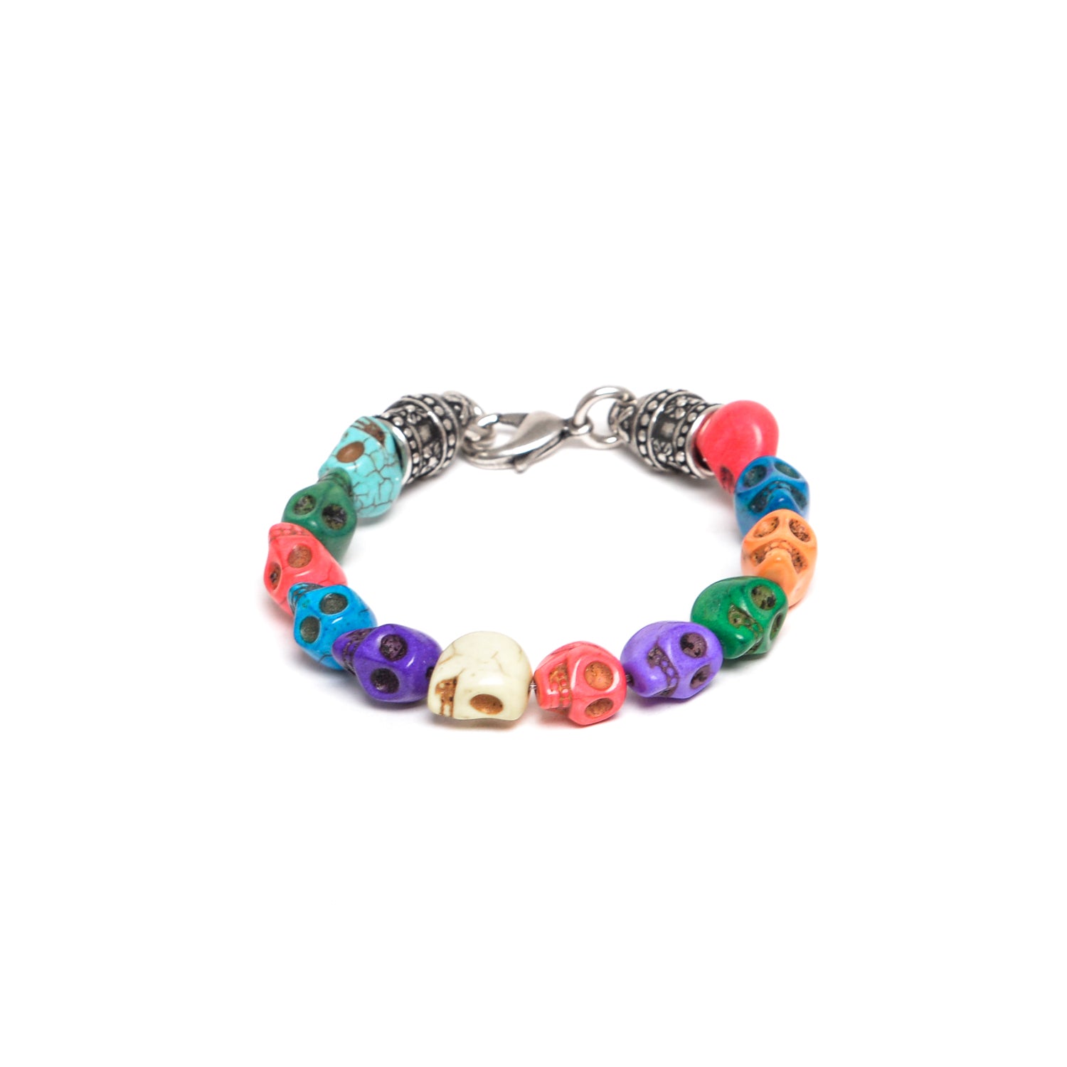 D'AMICO Bracciale Teschi Aulite Multicolor Negozio