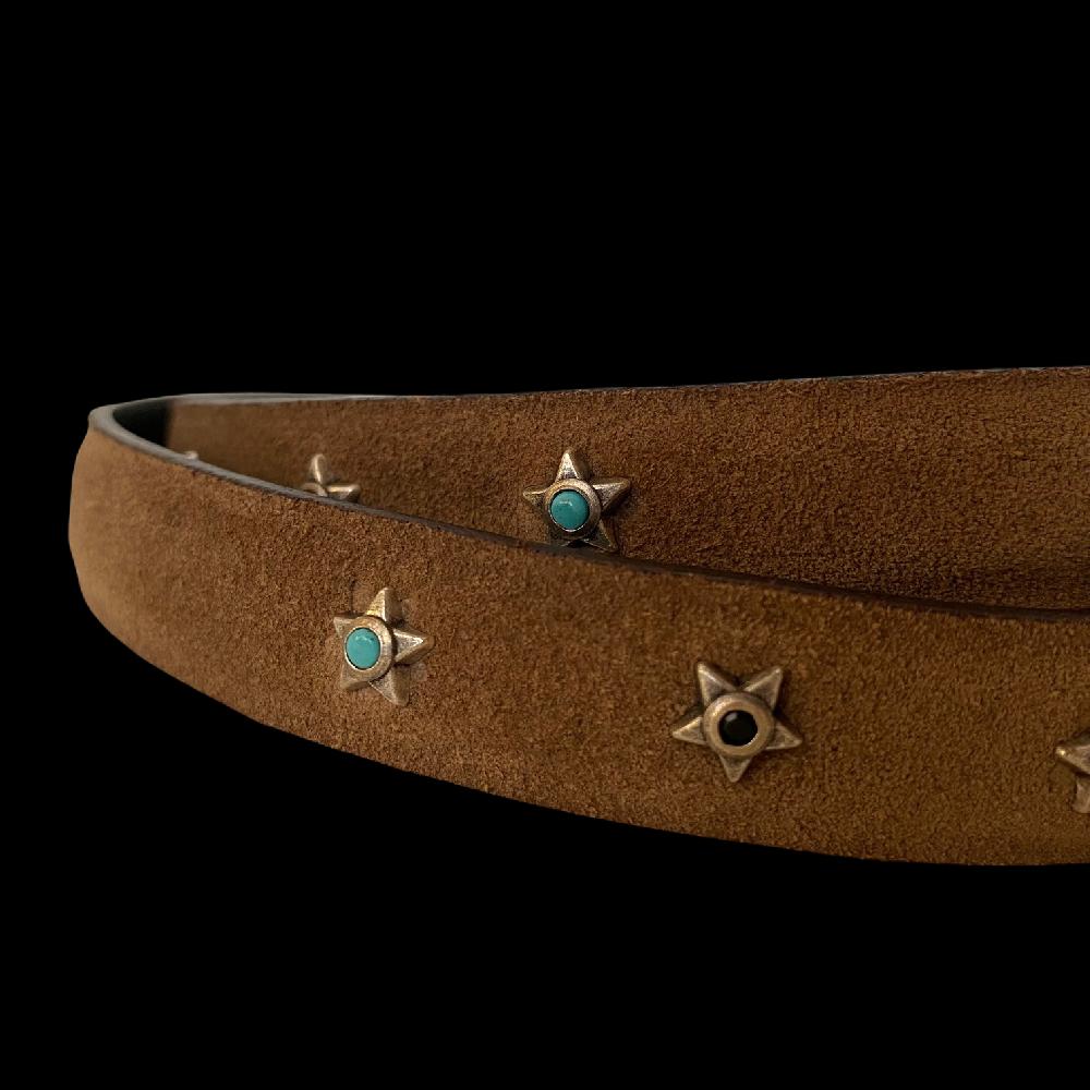 D'AMICO Cintura STAR Camox + Borchie Pezzi Unici