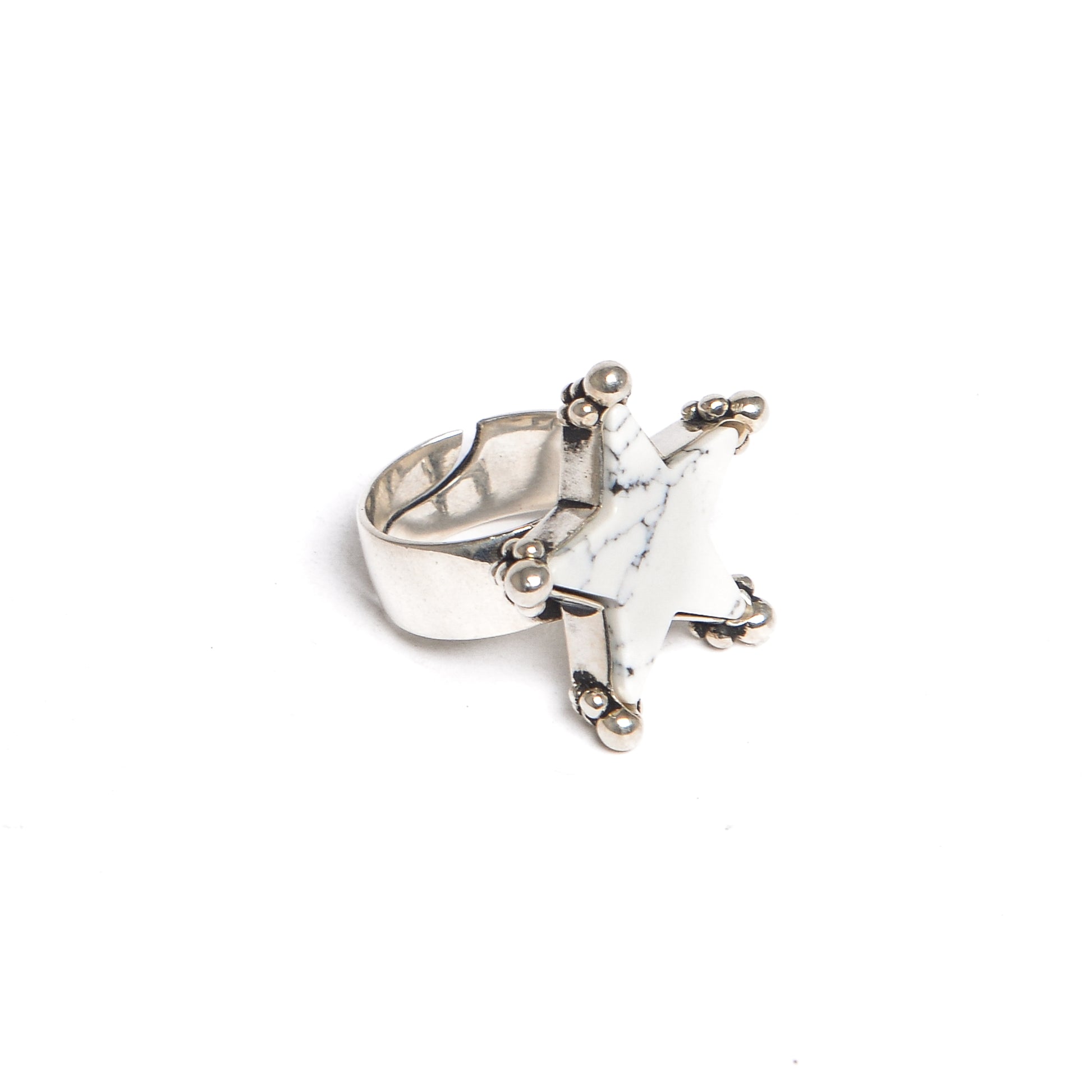 D'AMICO Anello Stella Bianco Soddisfazione Garantita