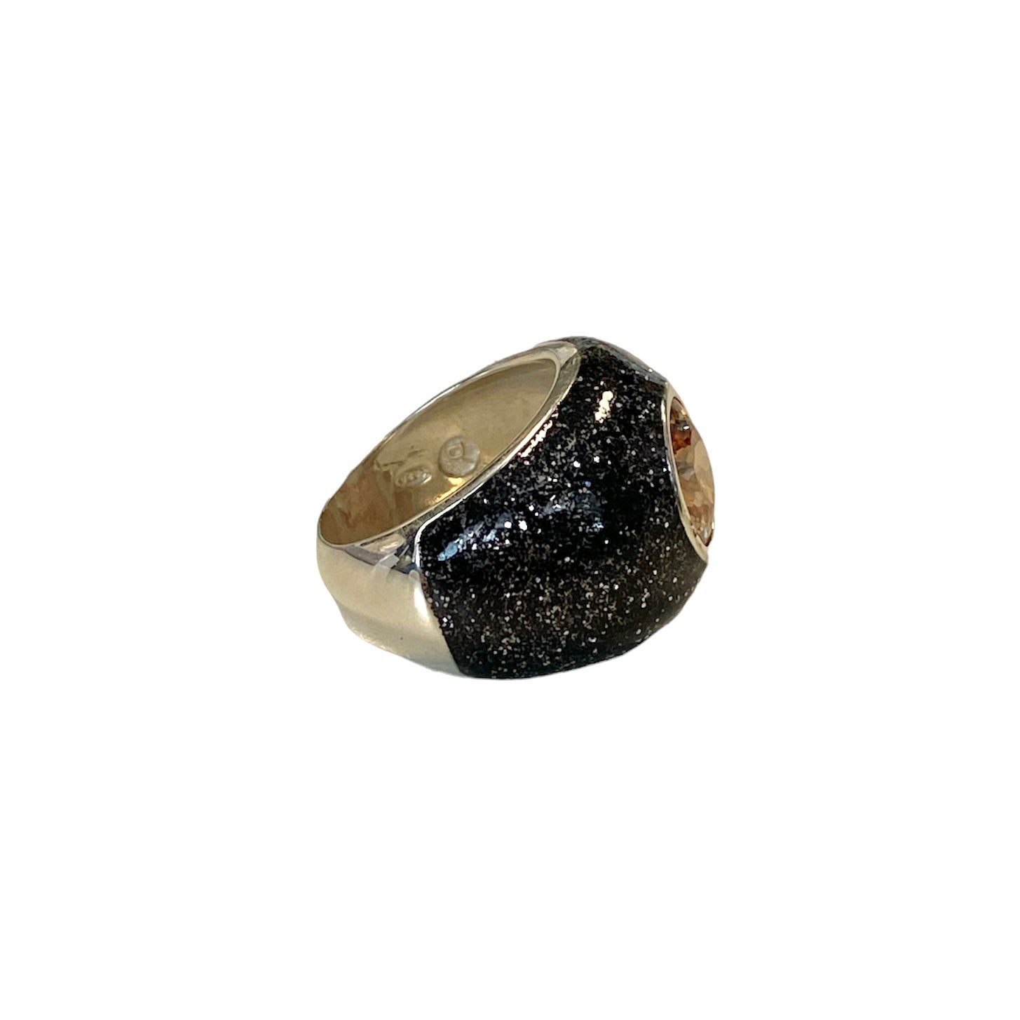 D'AMICO Anello Glitter Black I Più Venduti
