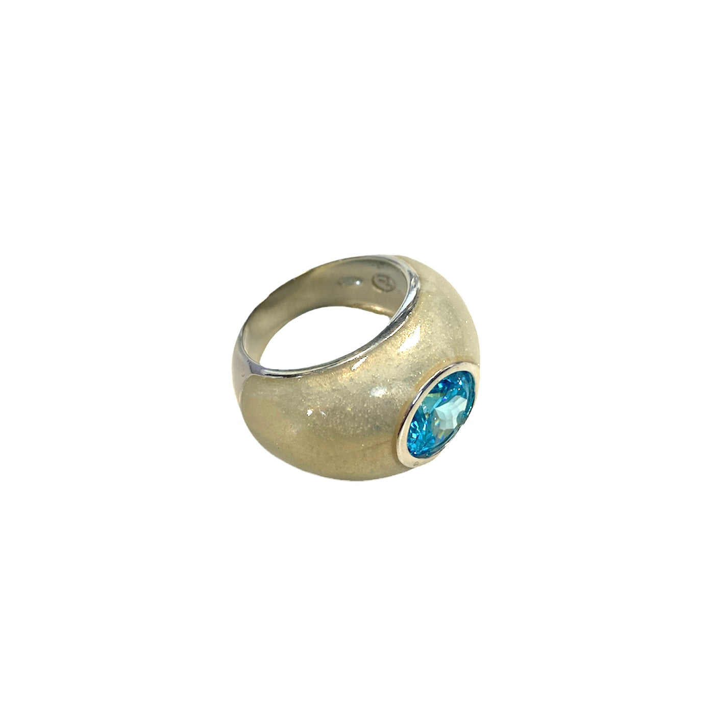 D'AMICO Anello Perlato White Negozio