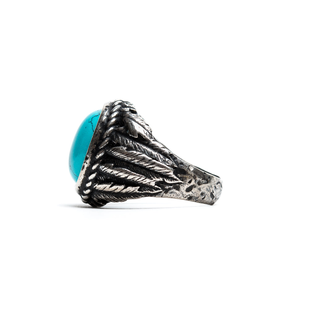 D'AMICO Anello Piume con Turchese Promozione Limitata
