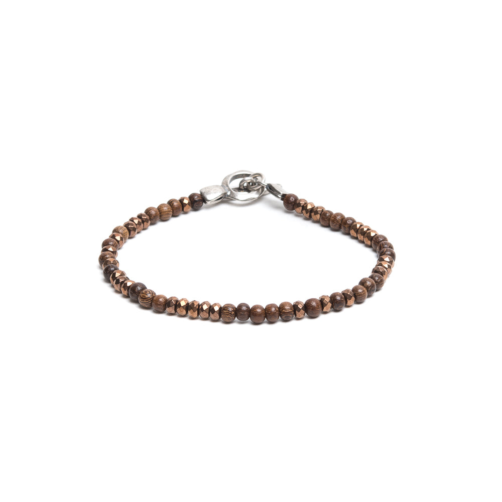 D'AMICO Bracciale Ematite + Legno Offerte