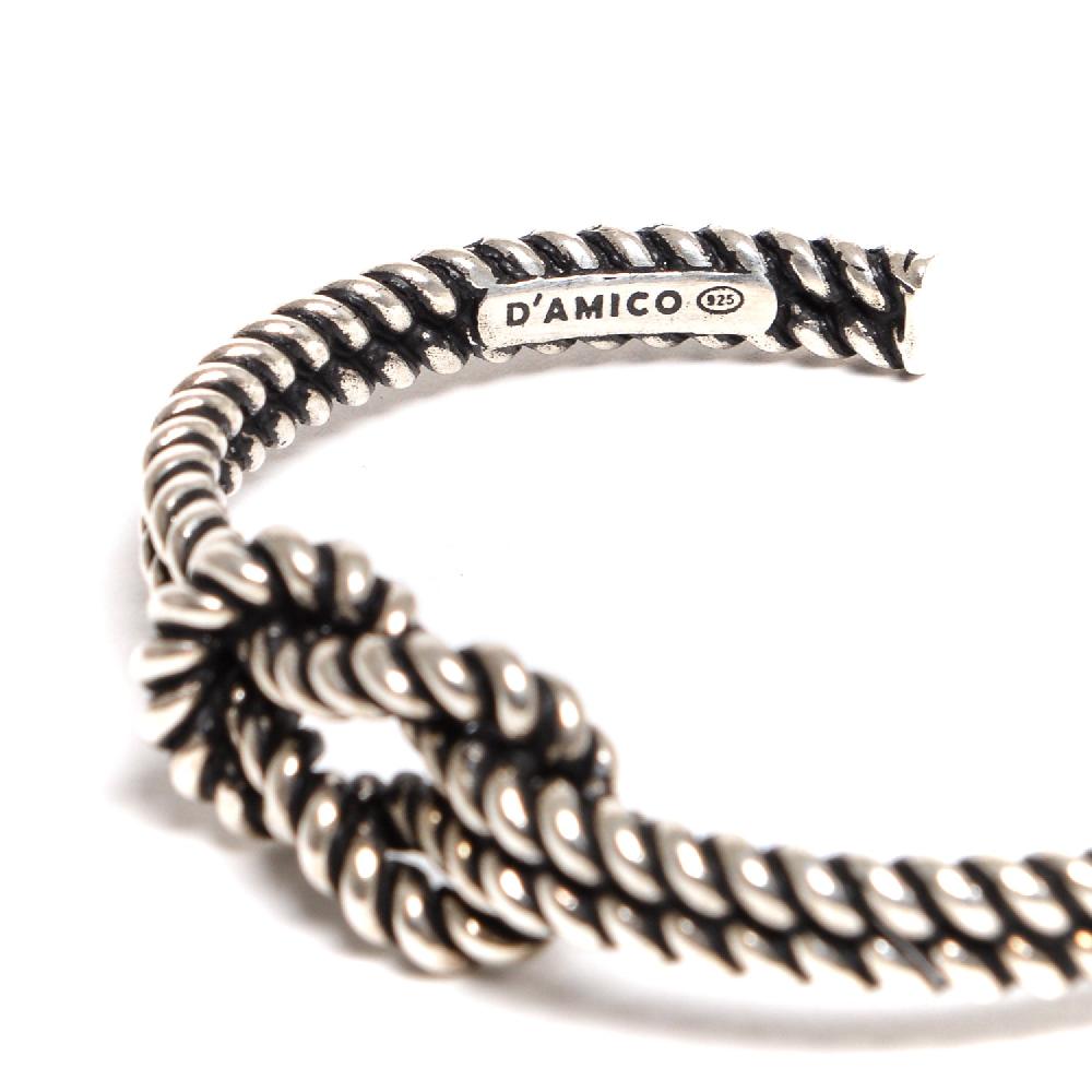 D'AMICO Bracciale Schiava Torchon Nodo Piano Acquista Ora