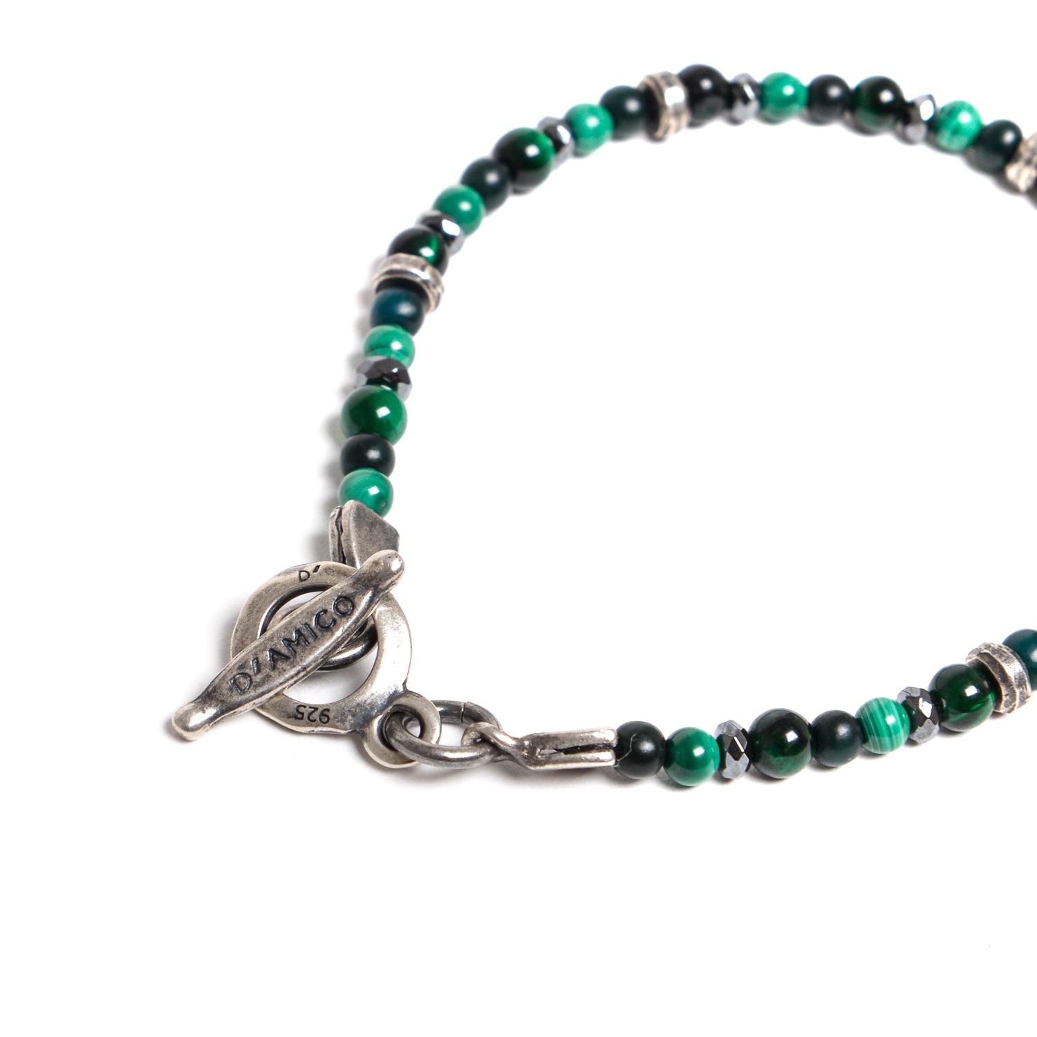D'AMICO Bracciale Catena Fusion Green Shopping Online