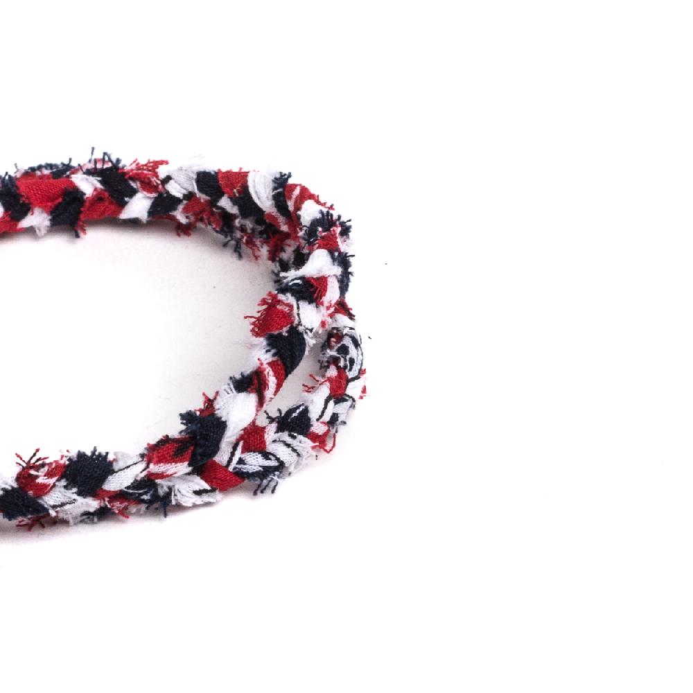 D'AMICO Bracciale Bandana Intrecciata + Piuma Qualità