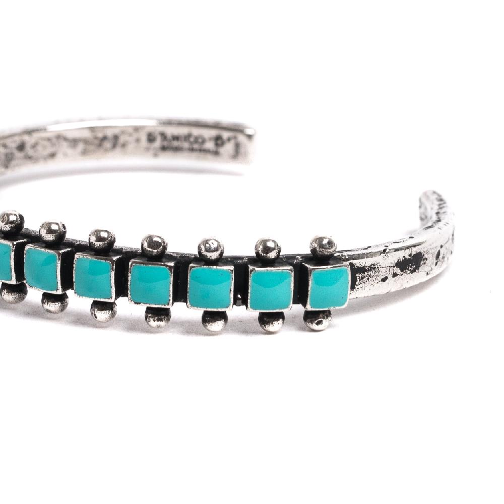 D'AMICO Bracciale Rigido Quadratini Laccati Soddisfazione Garantita