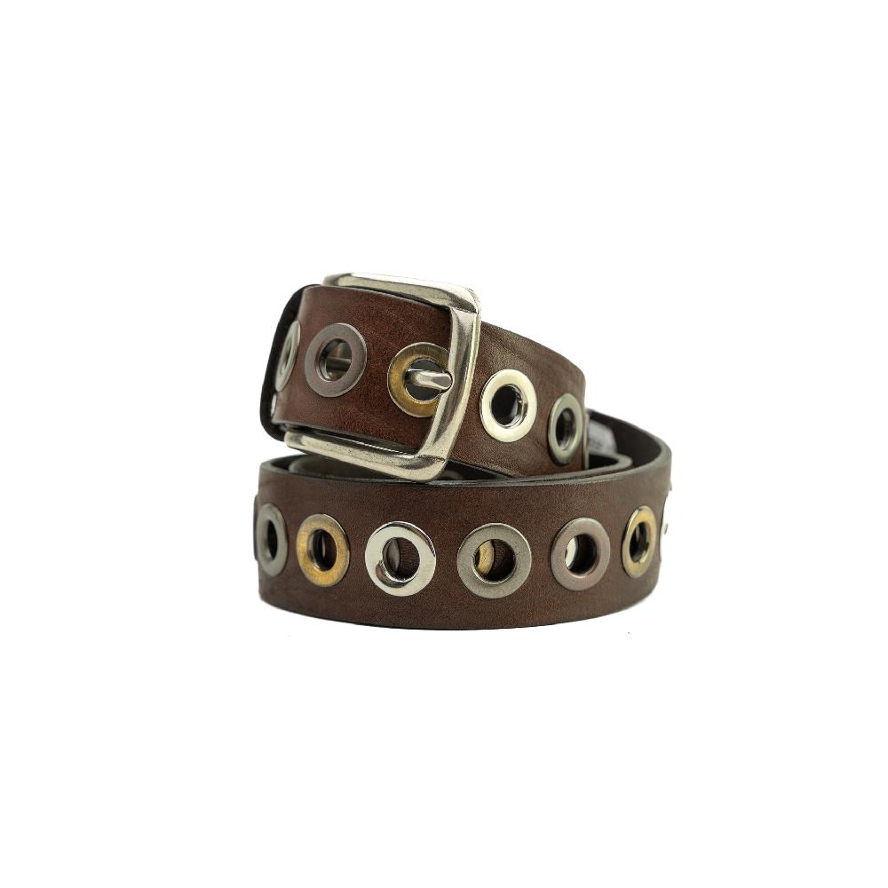 D'AMICO Cintura Cuoio Vintage + Borchie Offerta