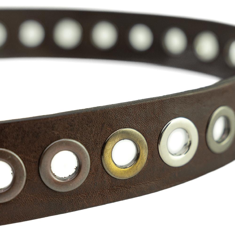 D'AMICO Cintura Cuoio Vintage + Borchie Offerta