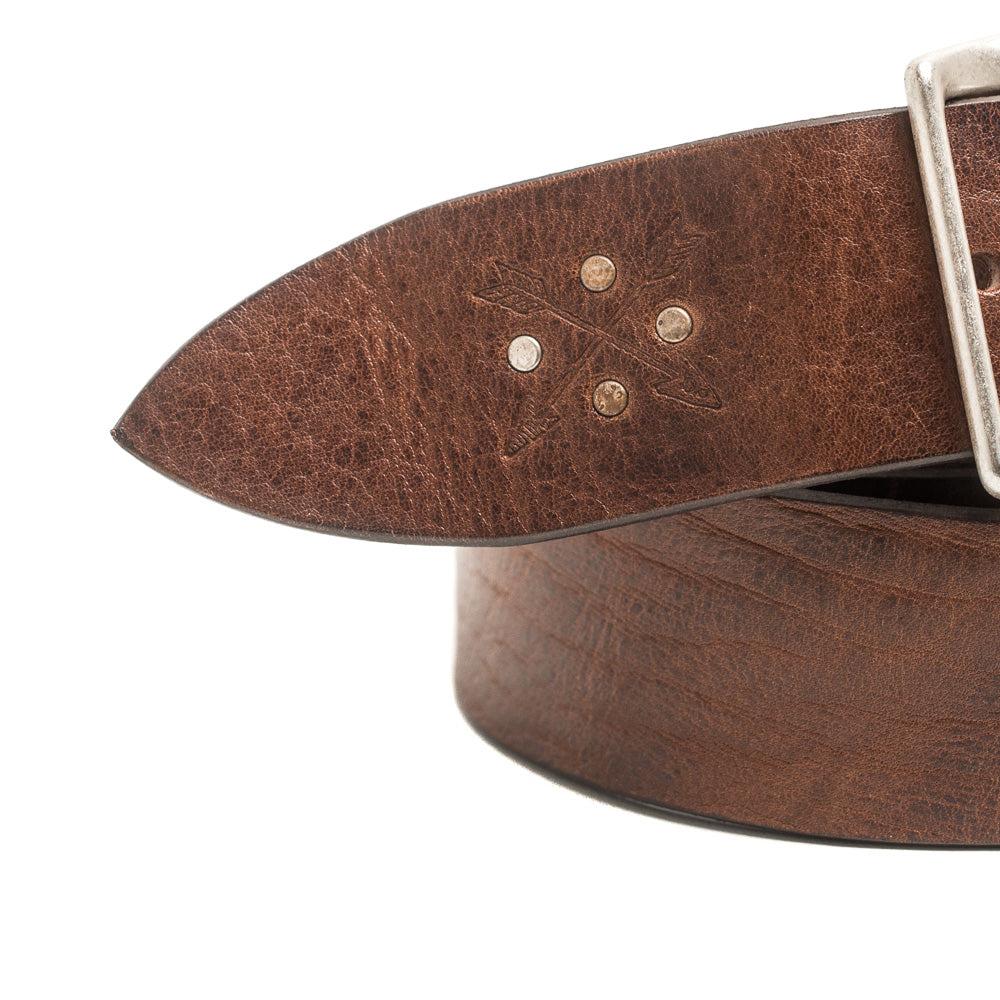 D'AMICO Cintura Cuoio Vintage Frecce + Borchie Vendita