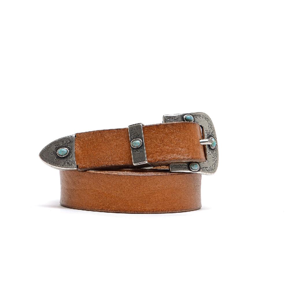 D'AMICO Cintura Cuoio Morbidone Tris Texas Promozione