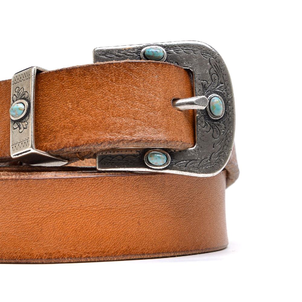 D'AMICO Cintura Cuoio Morbidone Tris Texas Promozione