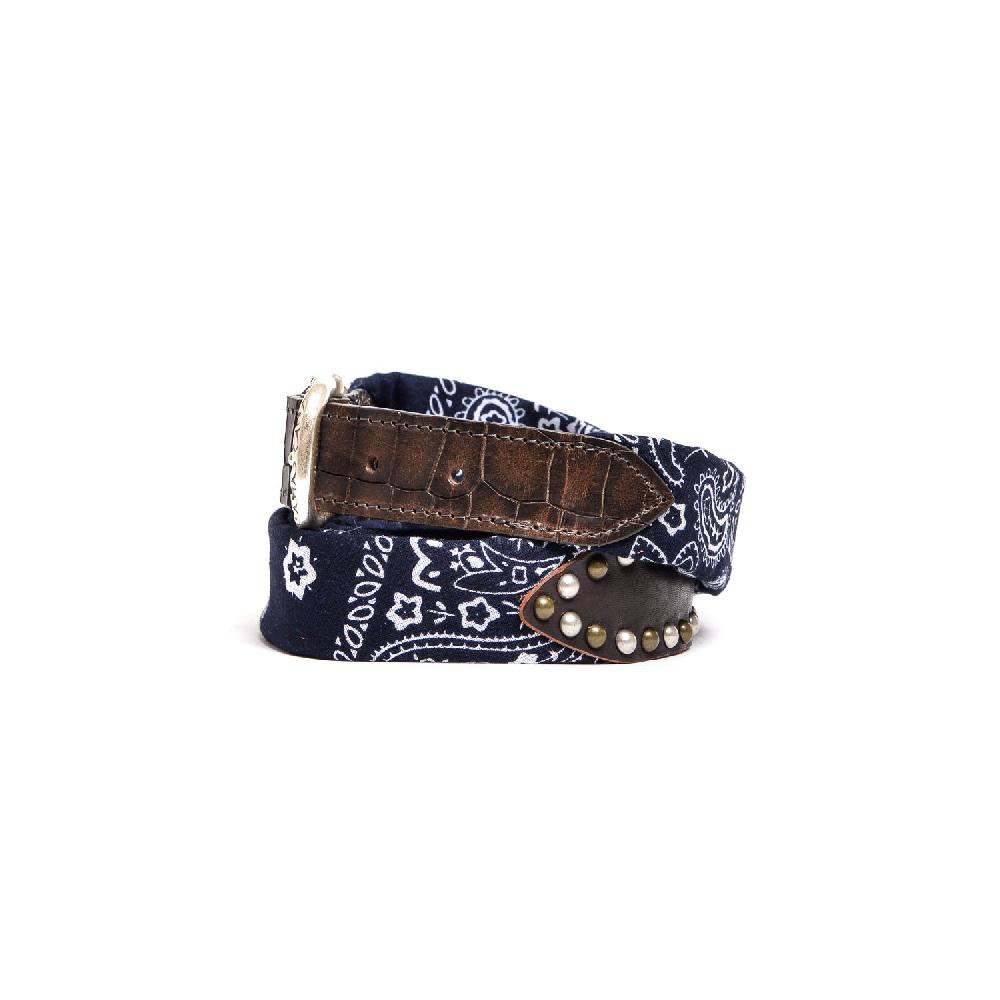 D'AMICO Cintura Bandana Blu Navy Spedizione Gratuita