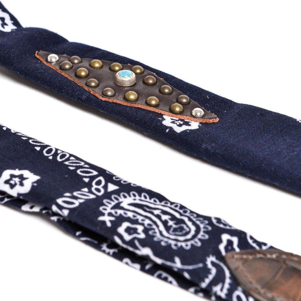 D'AMICO Cintura Bandana Blu Navy Spedizione Gratuita