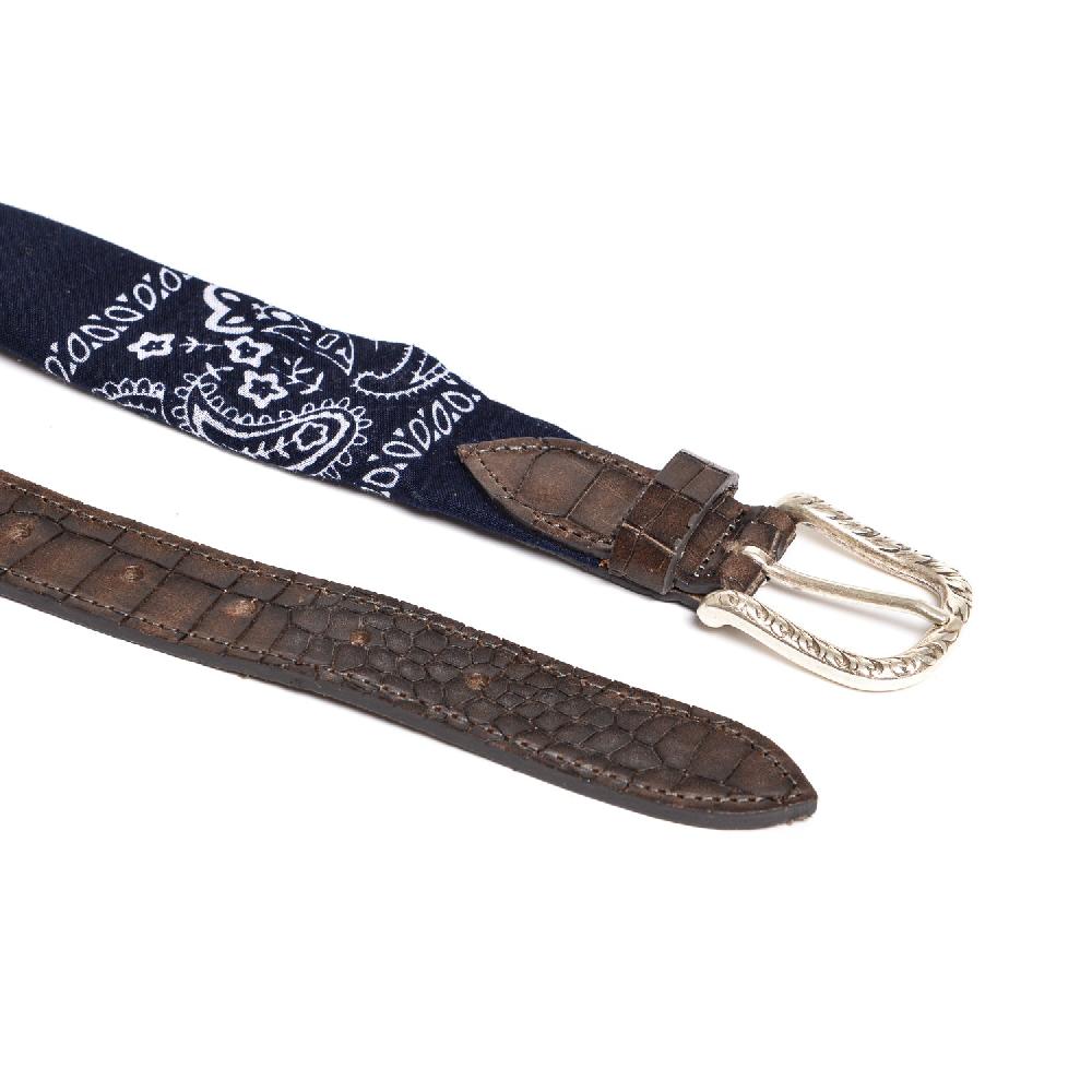 D'AMICO Cintura Bandana Blu Navy Spedizione Gratuita