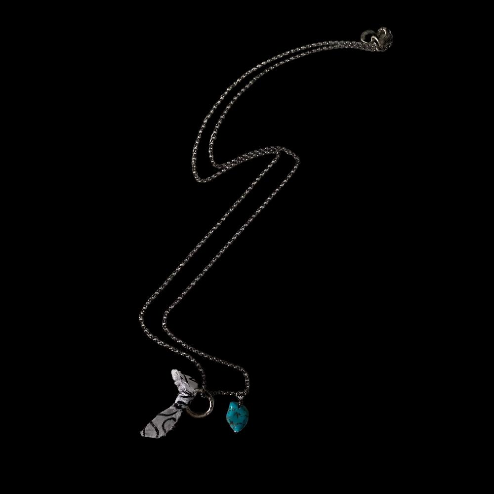 D'AMICO Collana Turchese + Anello e Bandana Arg925 Vendita Economica