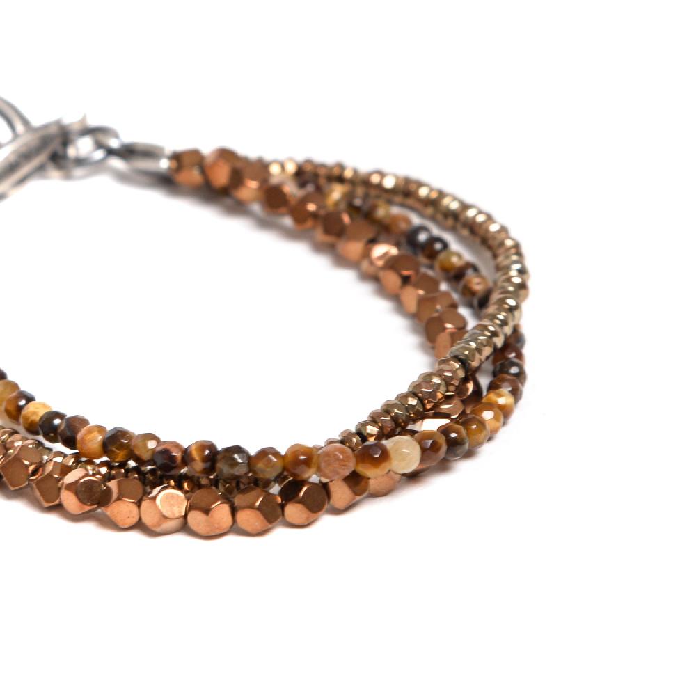 D'AMICO Bracciale Tris Fusion Brown Nuova