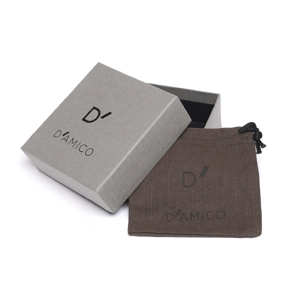 D'AMICO Bracciale Catenina + Croce Smaltata Corallo Italia