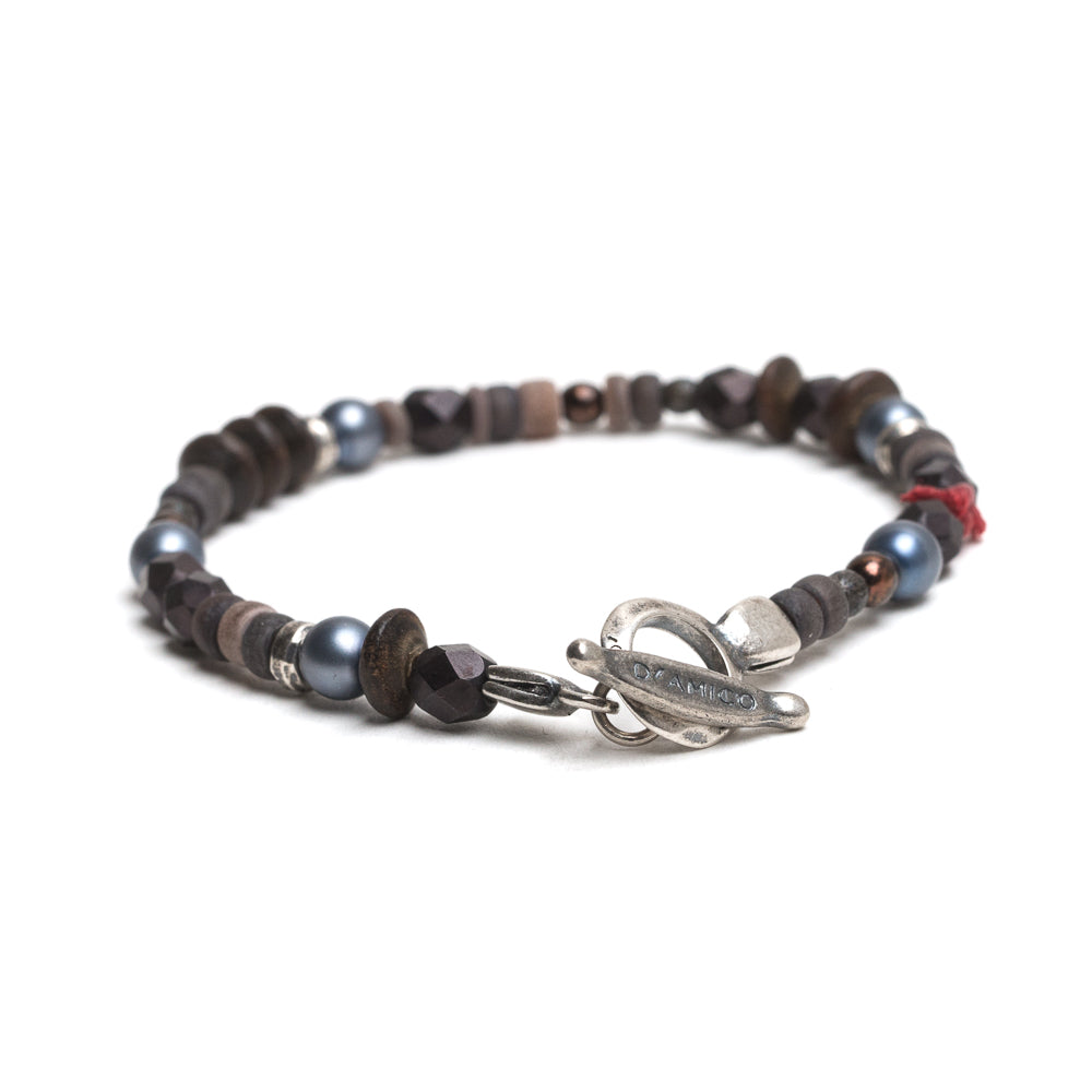 D'AMICO Bracciale Fusion Brown Qualità Garantita