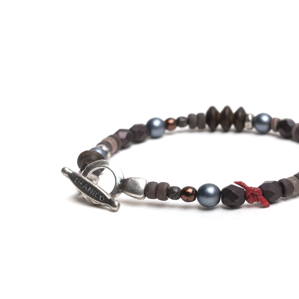 D'AMICO Bracciale Fusion Brown Qualità Garantita