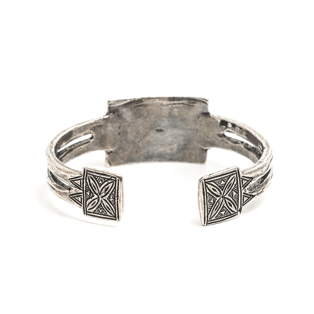 D'AMICO Bracciale Rigido Tuareg Piastra + Pallini Affare Del Giorno