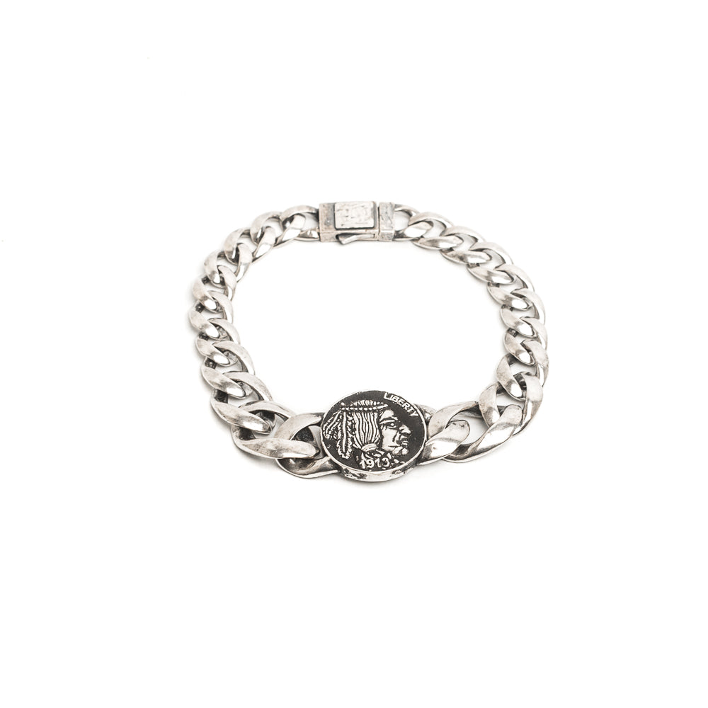 D'AMICO Bracciale Catena Degradè + Indiano Prezzo Ridotto