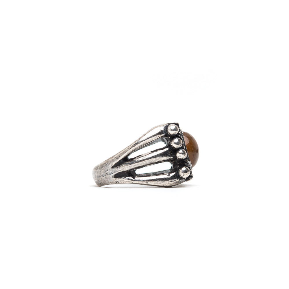 D'AMICO Anello Tuareg + Ambra + Pallini Spedizione Gratuita