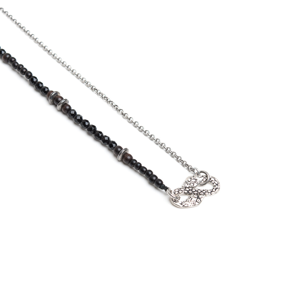 D'AMICO Collana Serpente + Perline Qualità Garantita